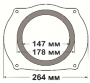 F26.16-3 Кольца Toyota Prado 120 16см