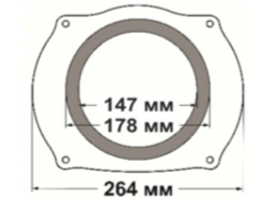 F26.16-3 Кольца Toyota Prado 120 16см