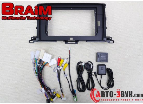 BRAIM рамка Toyota Highlander / 2013-2020 / can bus / 10 дюйм
