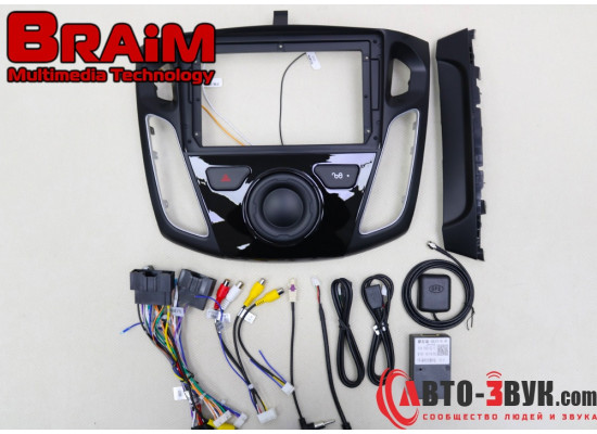 BRAIM рамка Ford Focus 3 / 2011-2018 / Model B / canbus / 9 дюйм
