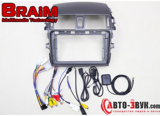 BRAIM рамка Toyota Corolla / 2006-2012 / 9 дюйм / Model A