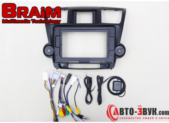 BRAIM рамка Toyota Highlander / 2008-2013 / 10 дюйм