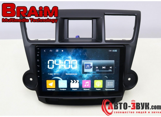 BRAIM рамка Toyota Highlander / 2008-2013 / 10 дюйм