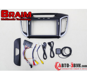 BRAIM рамка Hyundai IX 25 /Creta 2016-2020/ 9дюйм