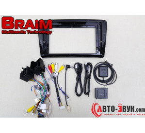 BRAIM рамка Skoda Octavia / 2013-2018 / 9дюйм