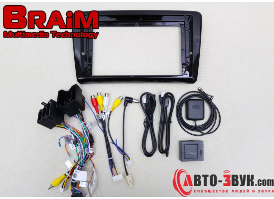 BRAIM рамка Skoda Octavia / 2013-2018 / 9дюйм