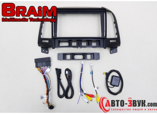 BRAIM рамка Hyundai Santa Fe  / 2006-2012 / 9 дюйм