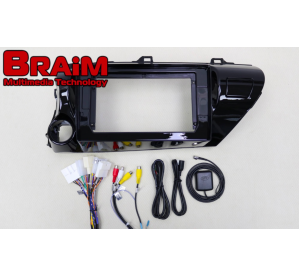 BRAIM рамка Toyota Hilux / 2015 - 2020 /  canbus RZ 10 дюйм