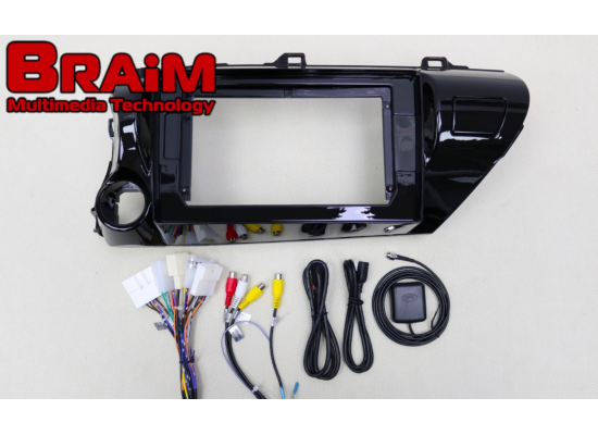 BRAIM рамка Toyota Hilux / 2015 - 2020 /  canbus RZ 10 дюйм
