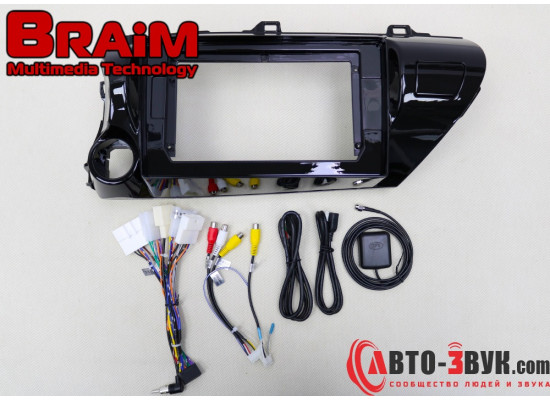 BRAIM рамка Toyota Hilux 10.1 2017+/10дюйм